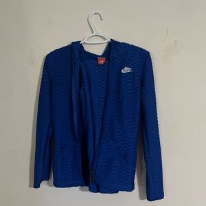 Women’s blue Nike suit